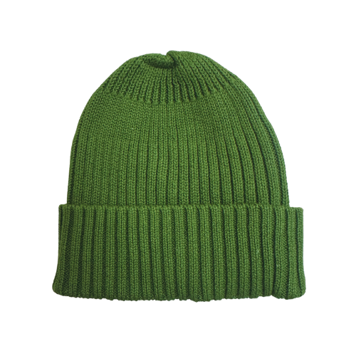 Organic Knitted Pixie Beanie - Verde