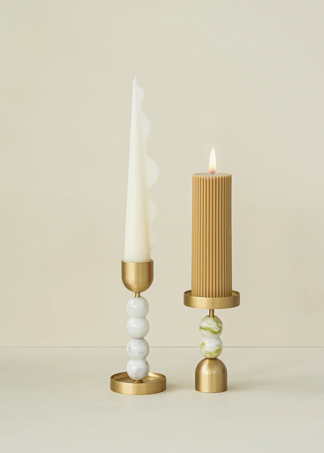 GOURD-GEOUS Candle Holder - M White