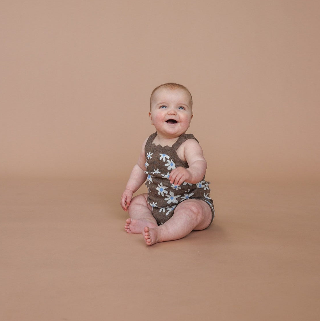 Wild Flower Singlet Suit - Mud