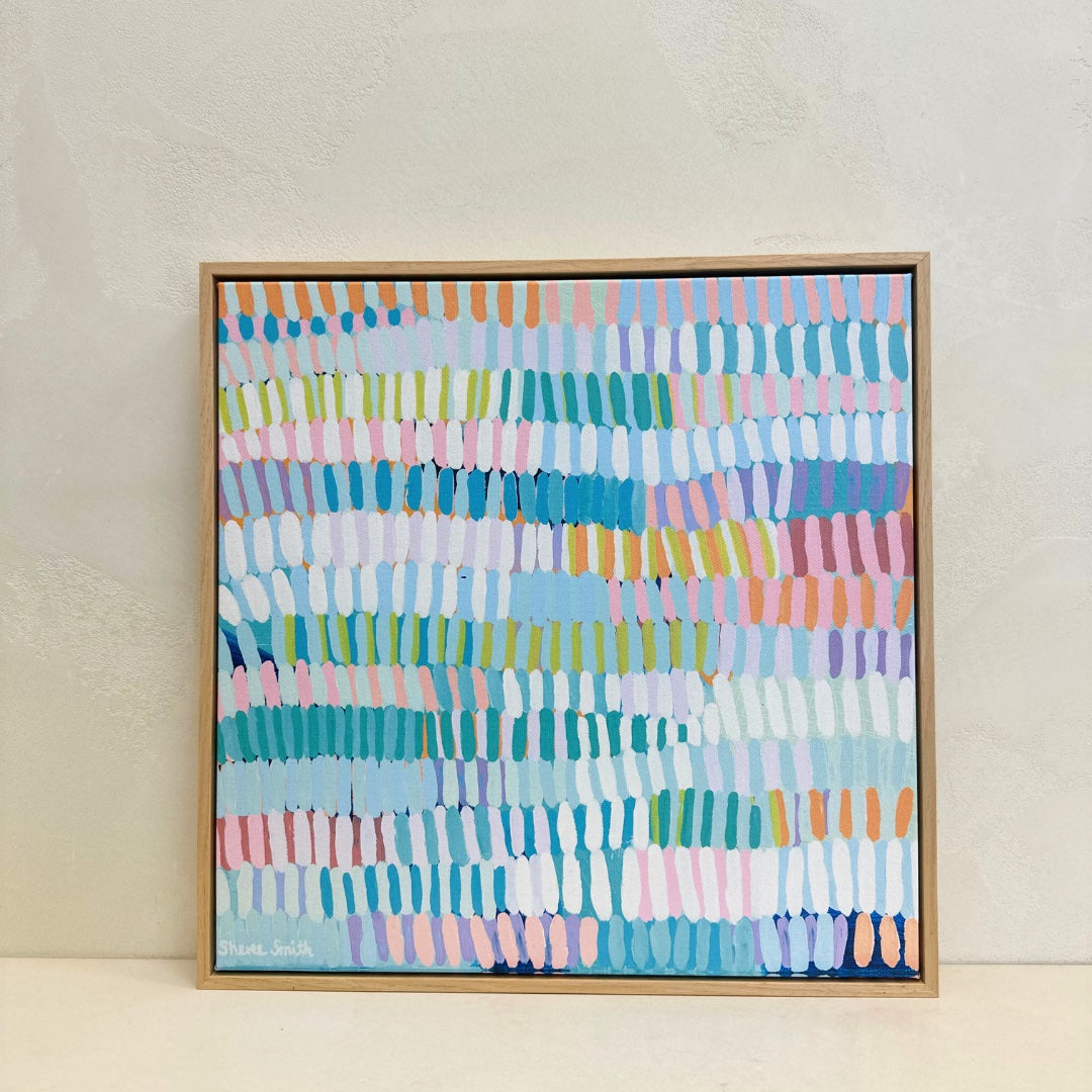 Feels like Spring - 40x40cm / Oak Frame