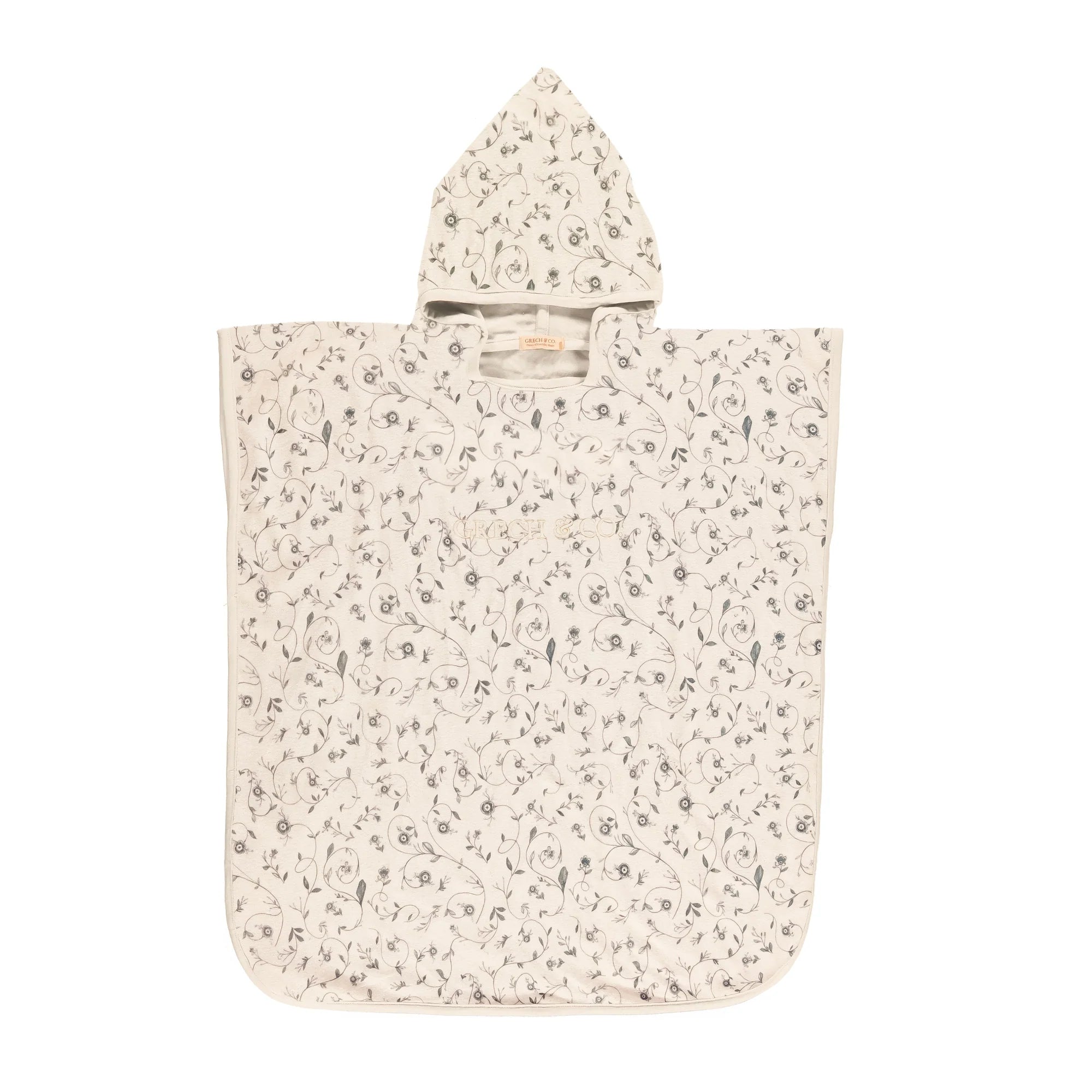 Bathing Towel Poncho - Scandi Floral