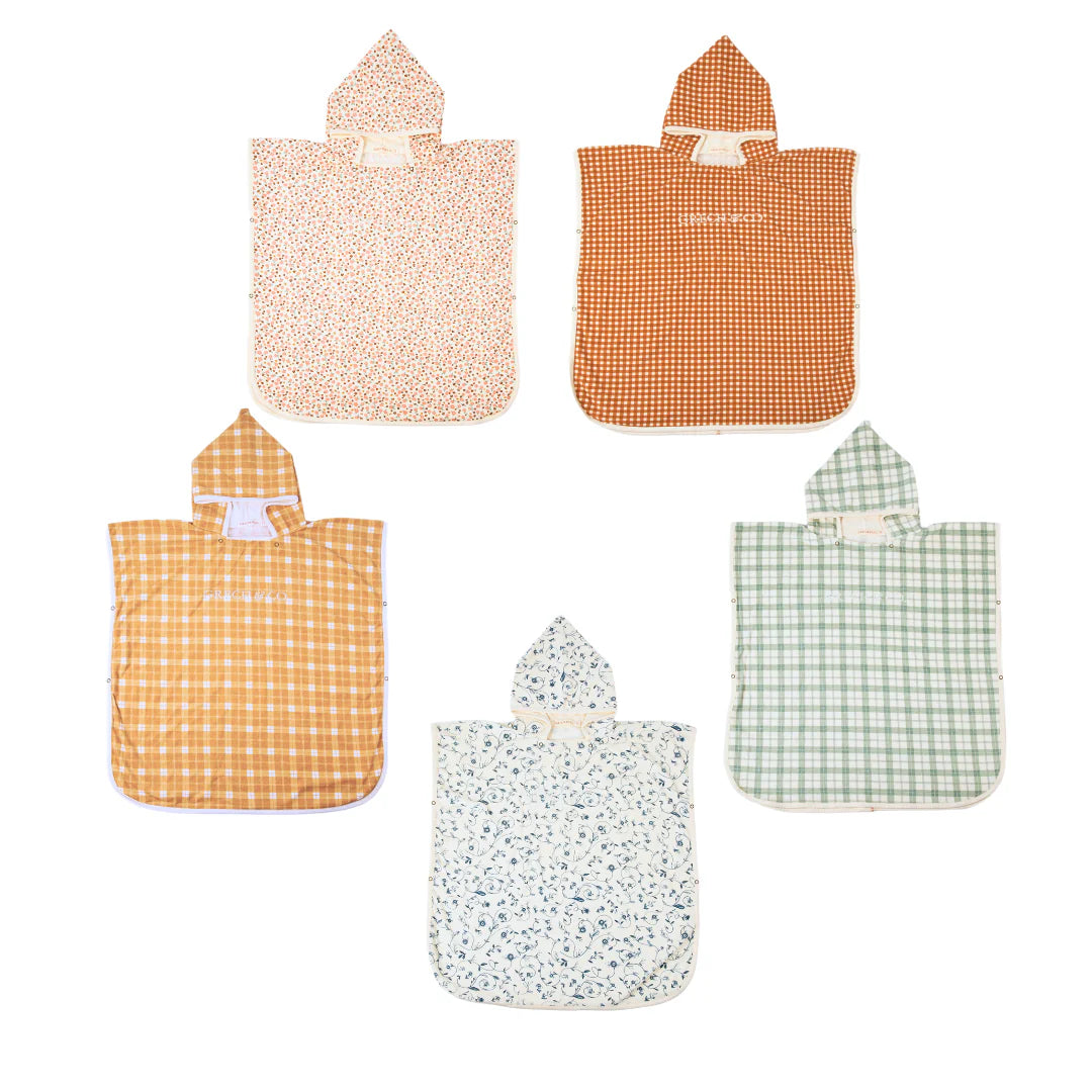 Bathing Towel Poncho - Scandi Floral