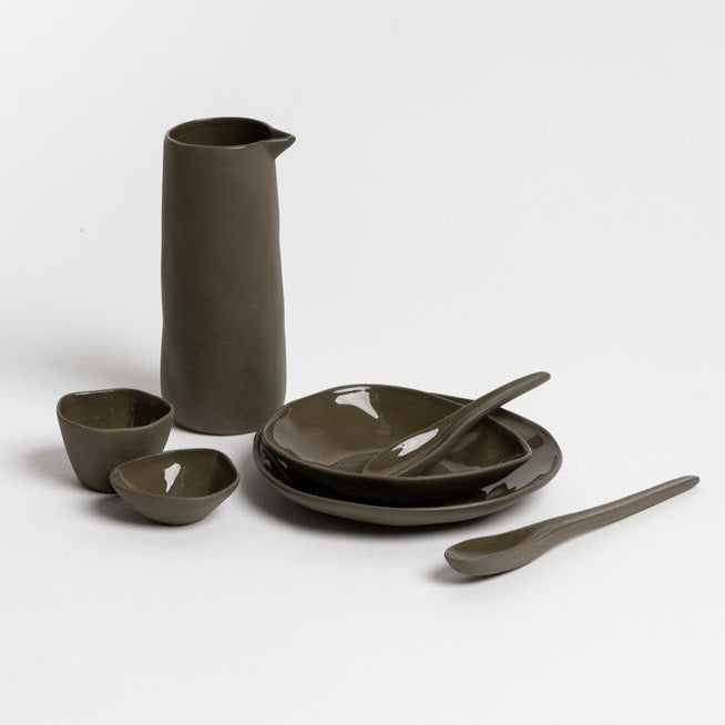 Haan Condiment Dish - Olive Green