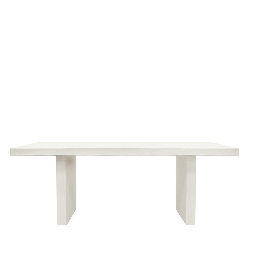 Palma Outdoor Concrete Table White - 200CM