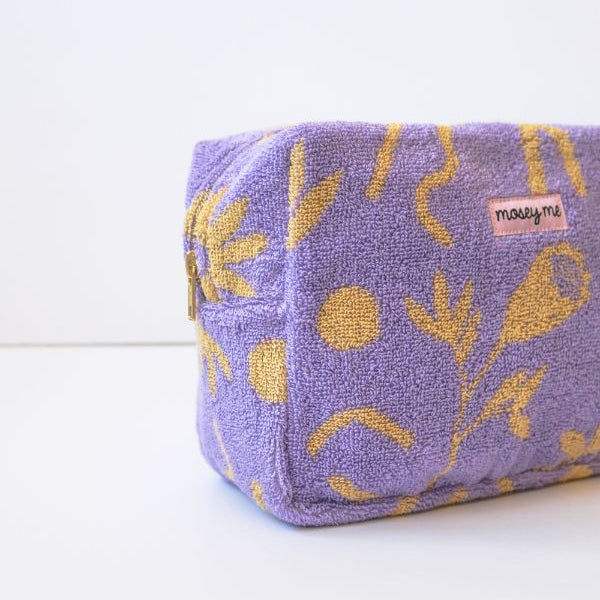 Floral Dreams Terry Toiletry Bag