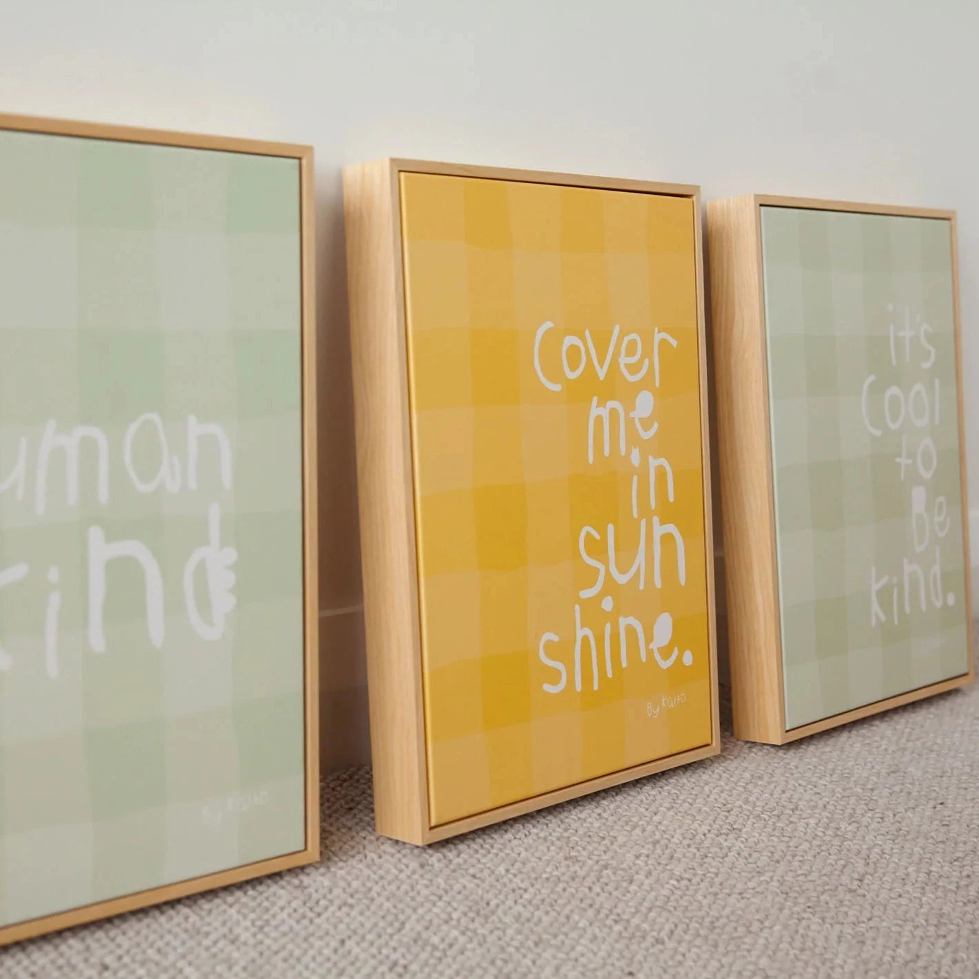 Cover Me in Sunshine - A3 297x420cm / Oak Frame