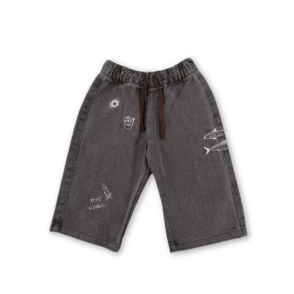 Fishy Business Denim Jeans - Ash