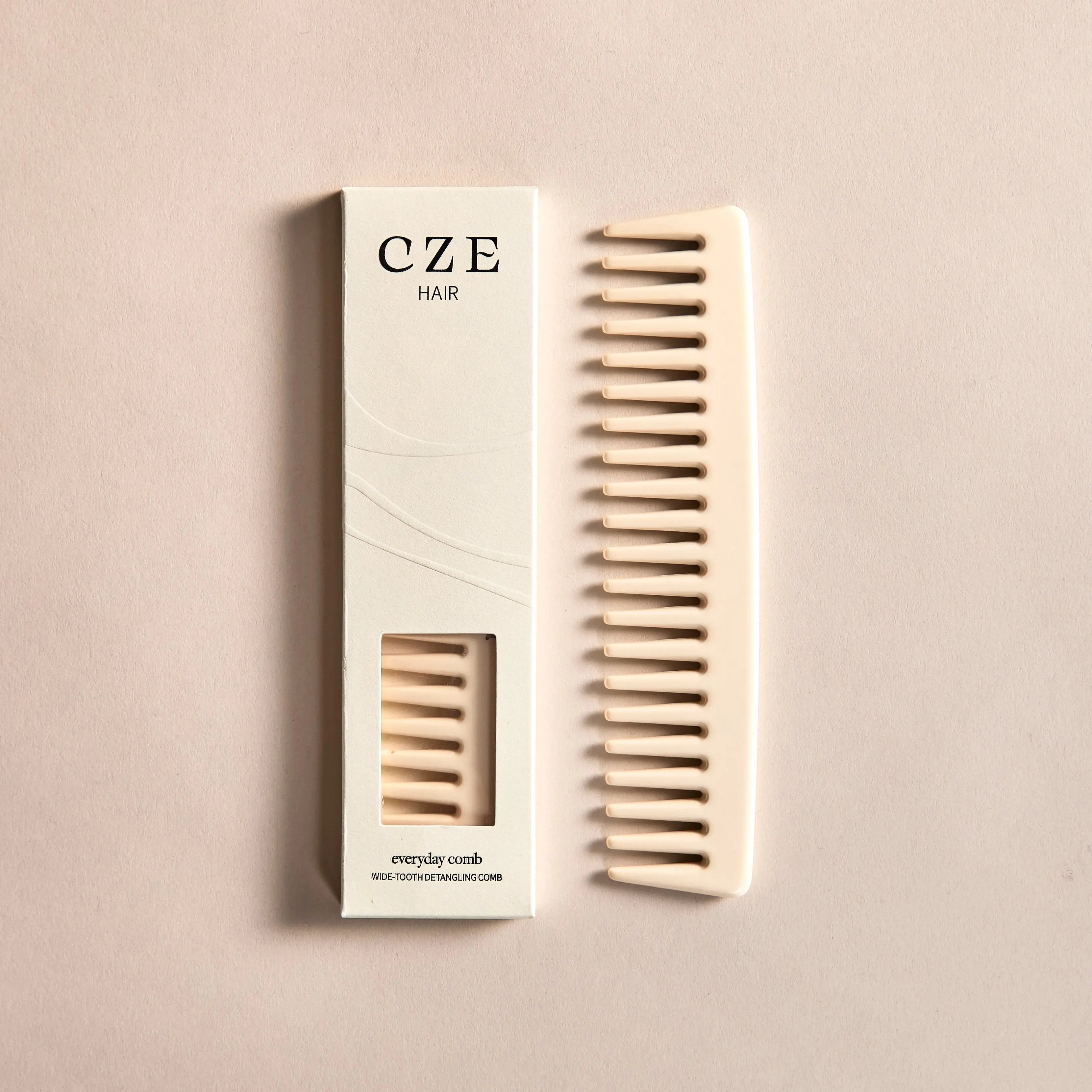CZE Hair Everyday Comb - Bone
