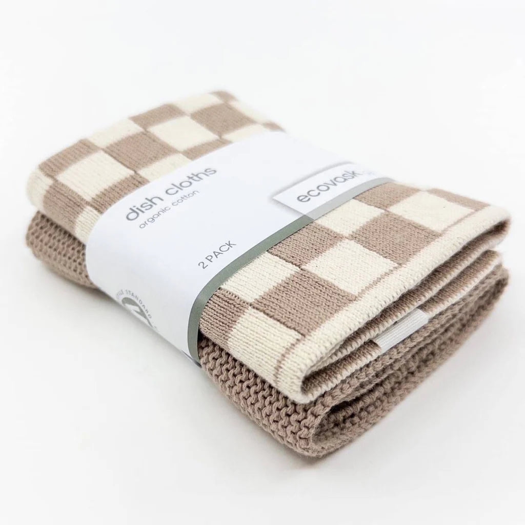 Dishcloth Mixed 2pk - Hummus Chequer