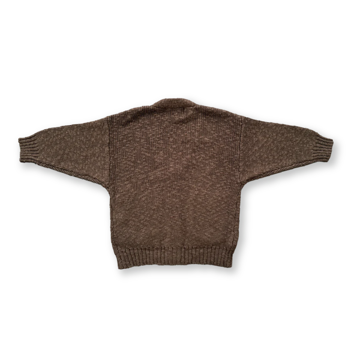 TEXTURED CARDIGAN - MUD