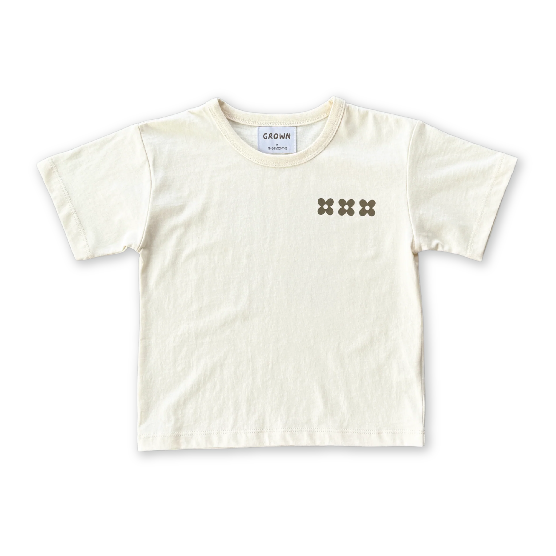 Posy Organic Tee - Milk
