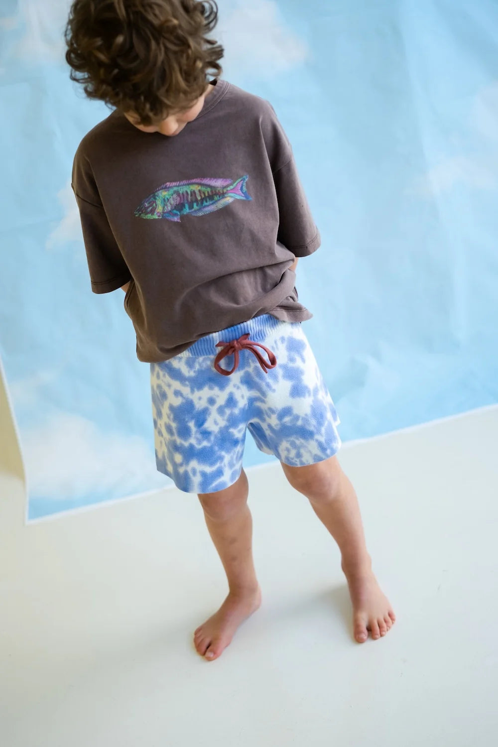 Parrot Fish Tee - Dune