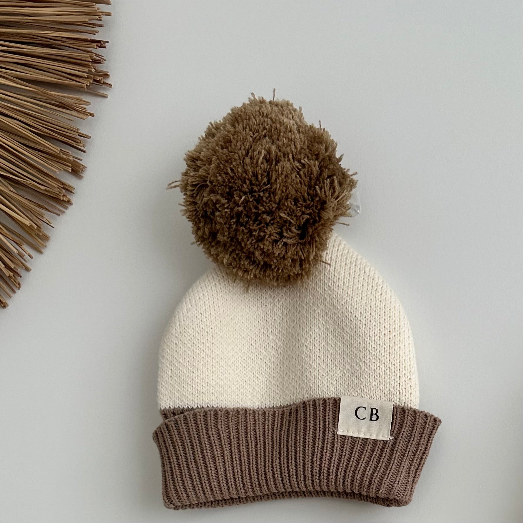 Latte Baby Beanie