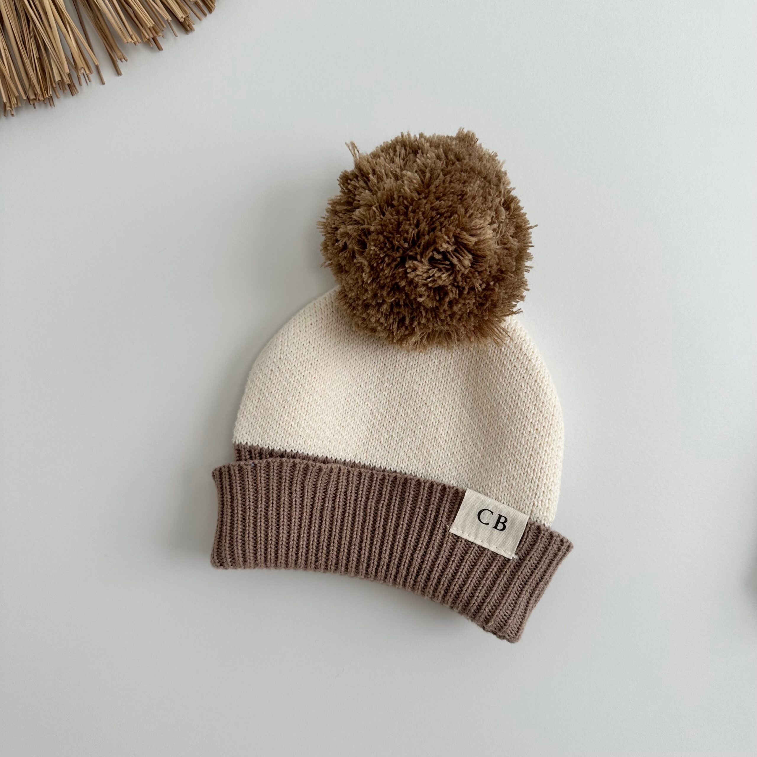 Latte Baby Beanie