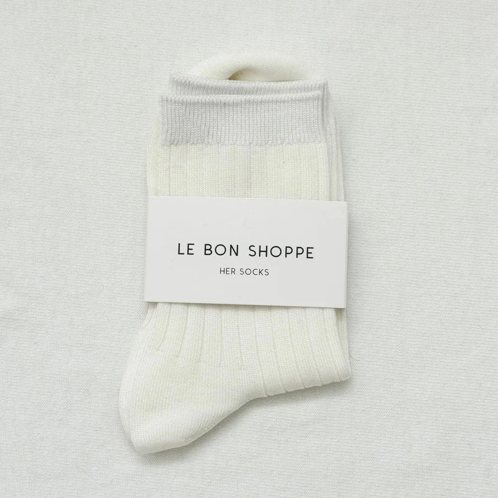 HER SOCKS (MC COTTON) - CLASSIC WHITE