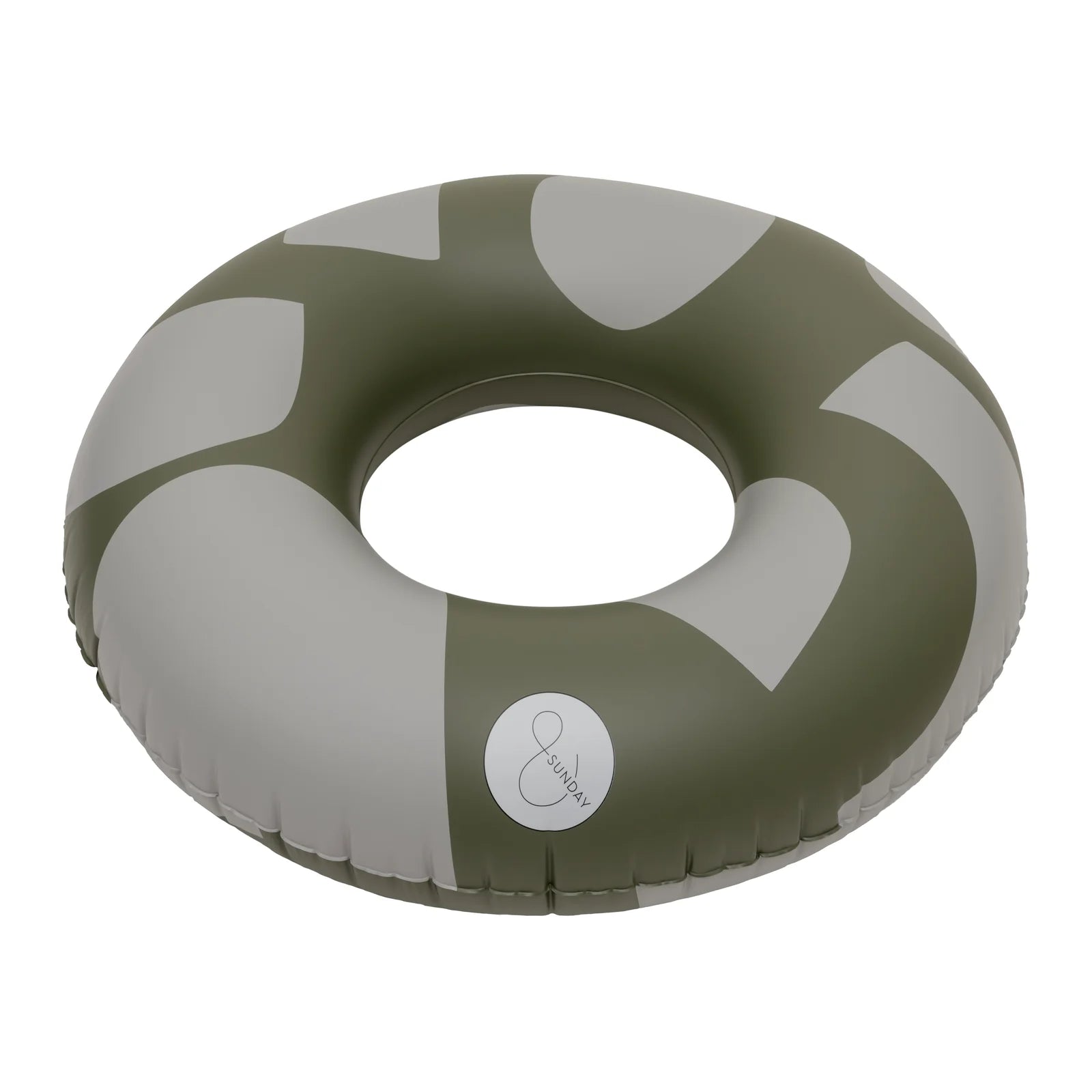 PLAYFUL OVERSIZED POOL TUBE - OLIVE