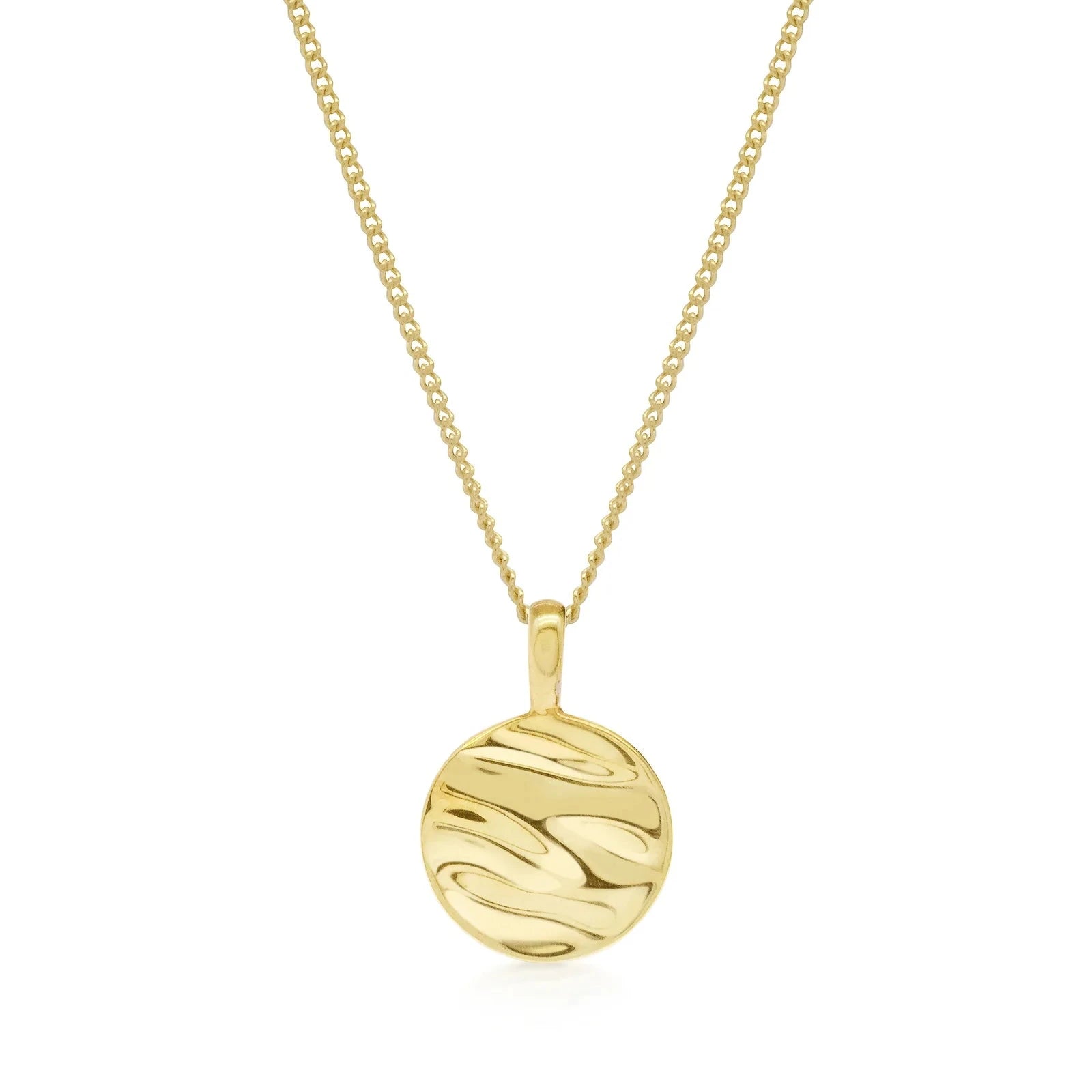 Isla Circle Necklace - Gold