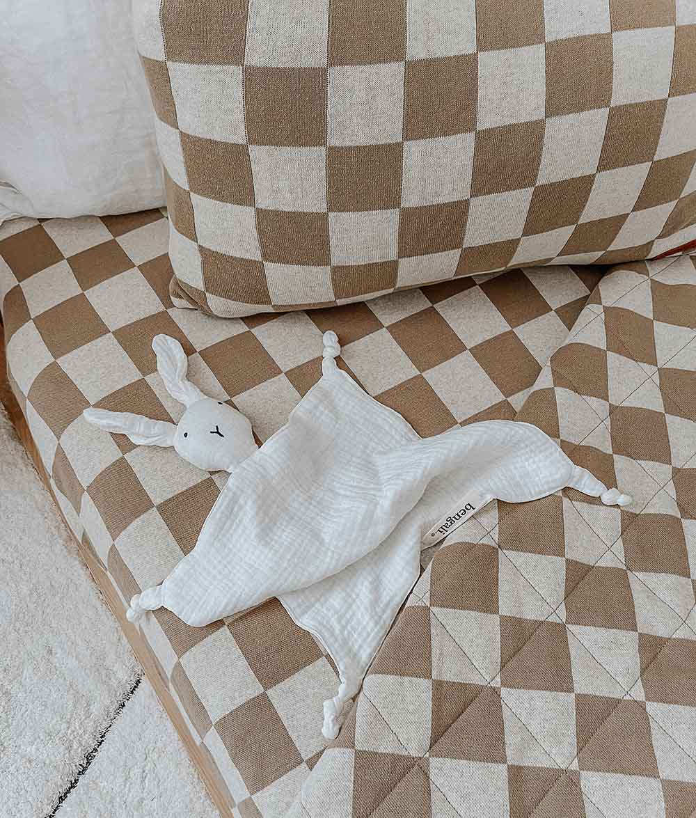 PILLOWCASE - KHAKI GINGHAM