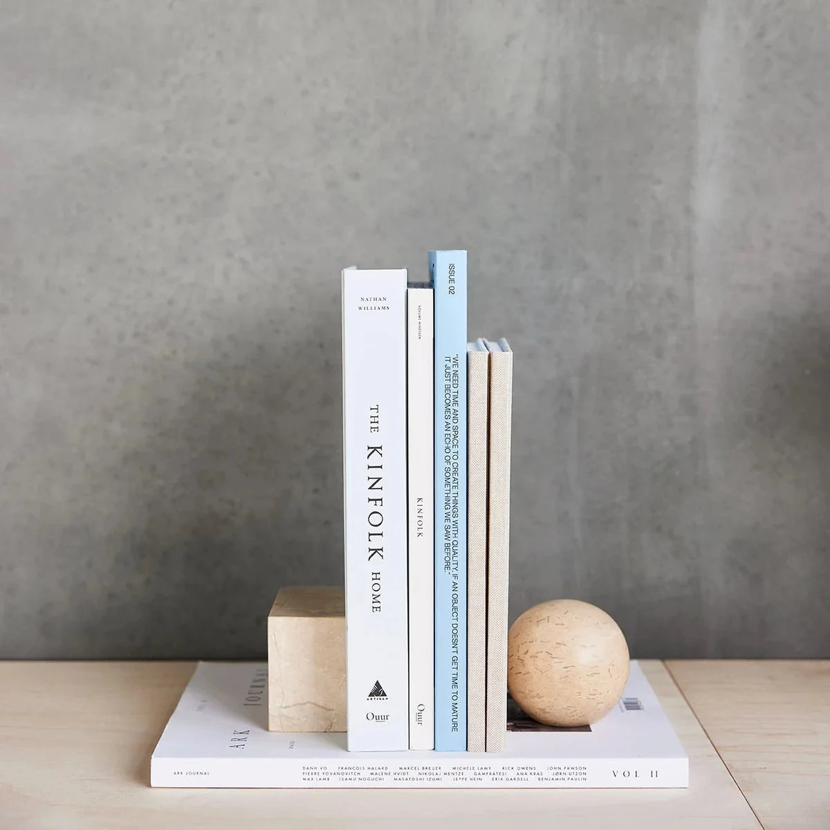 Savi Marble Bookend - Square