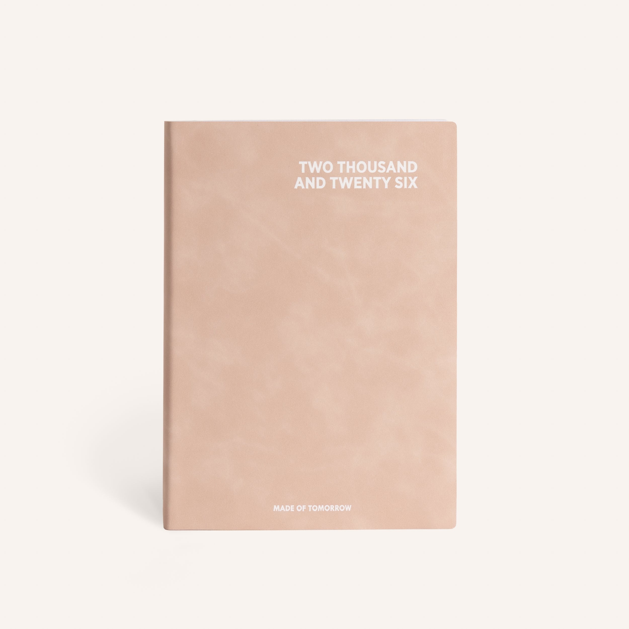 2026 A5 Daily Diary - Faux Leather Petal
