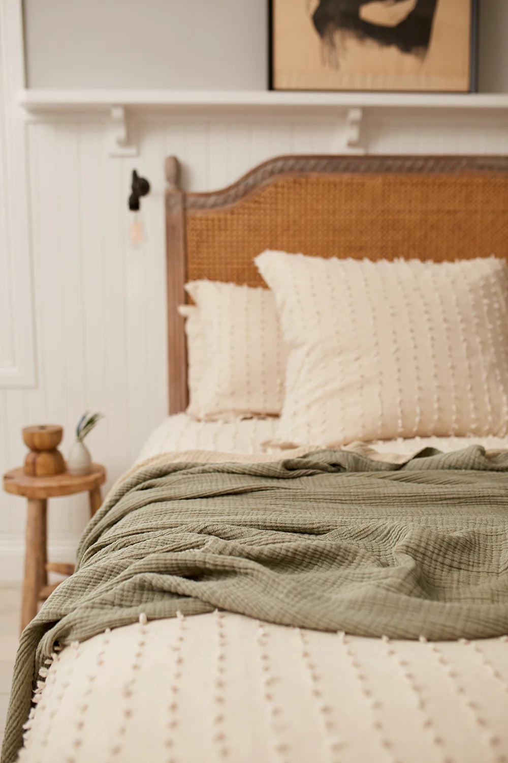 Shore Duvet Cover - Natural