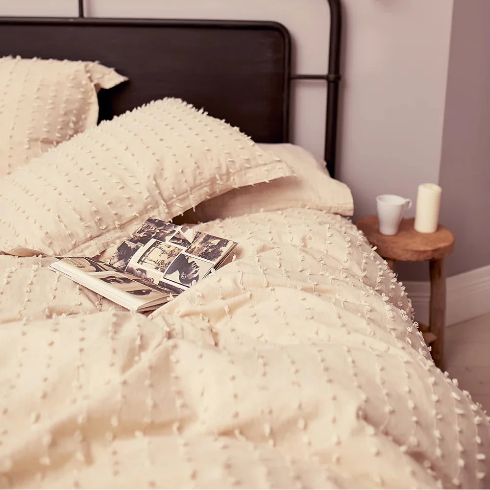 Shore Duvet Cover - Natural