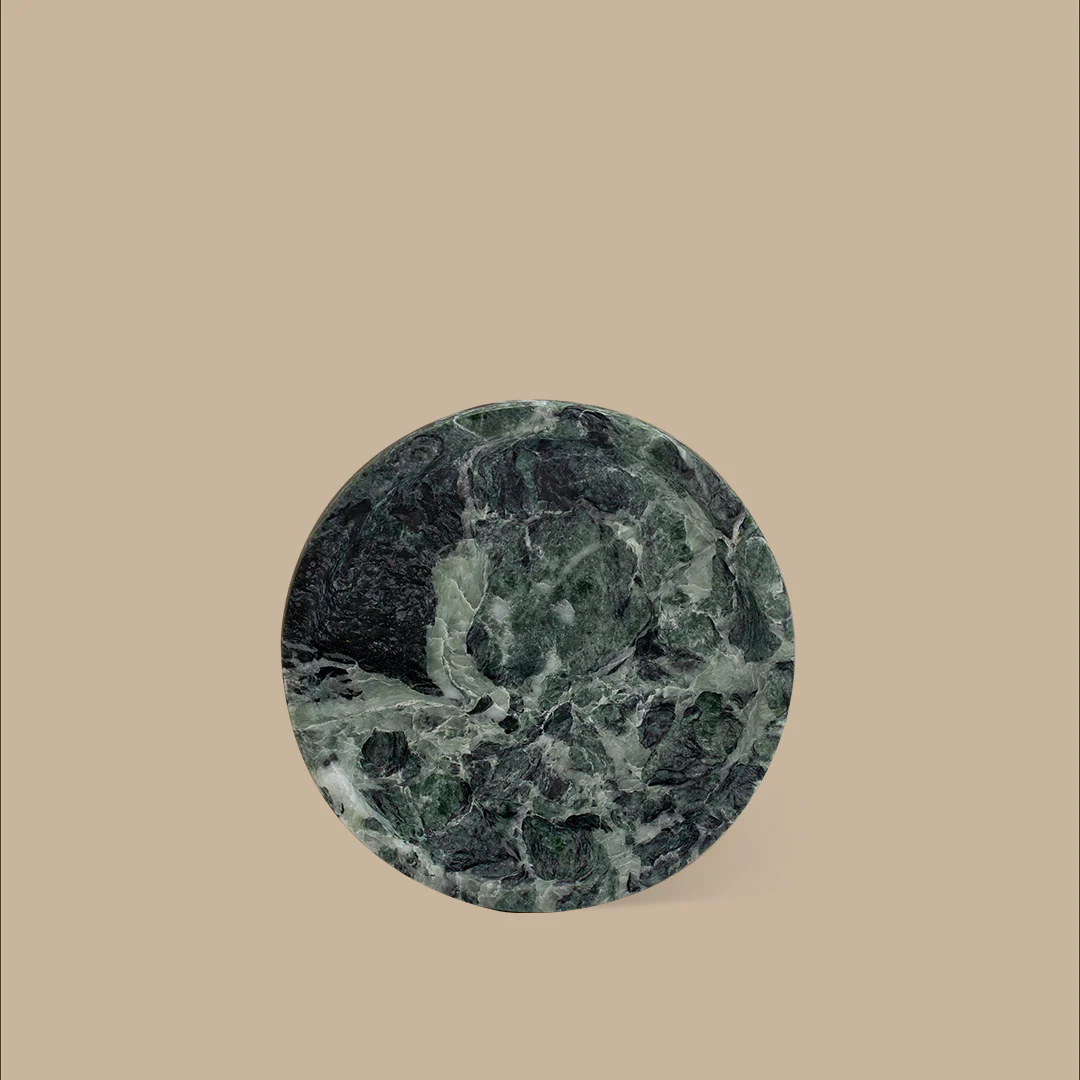 Linea Small Marble Dish - Verdi Alpi Marble