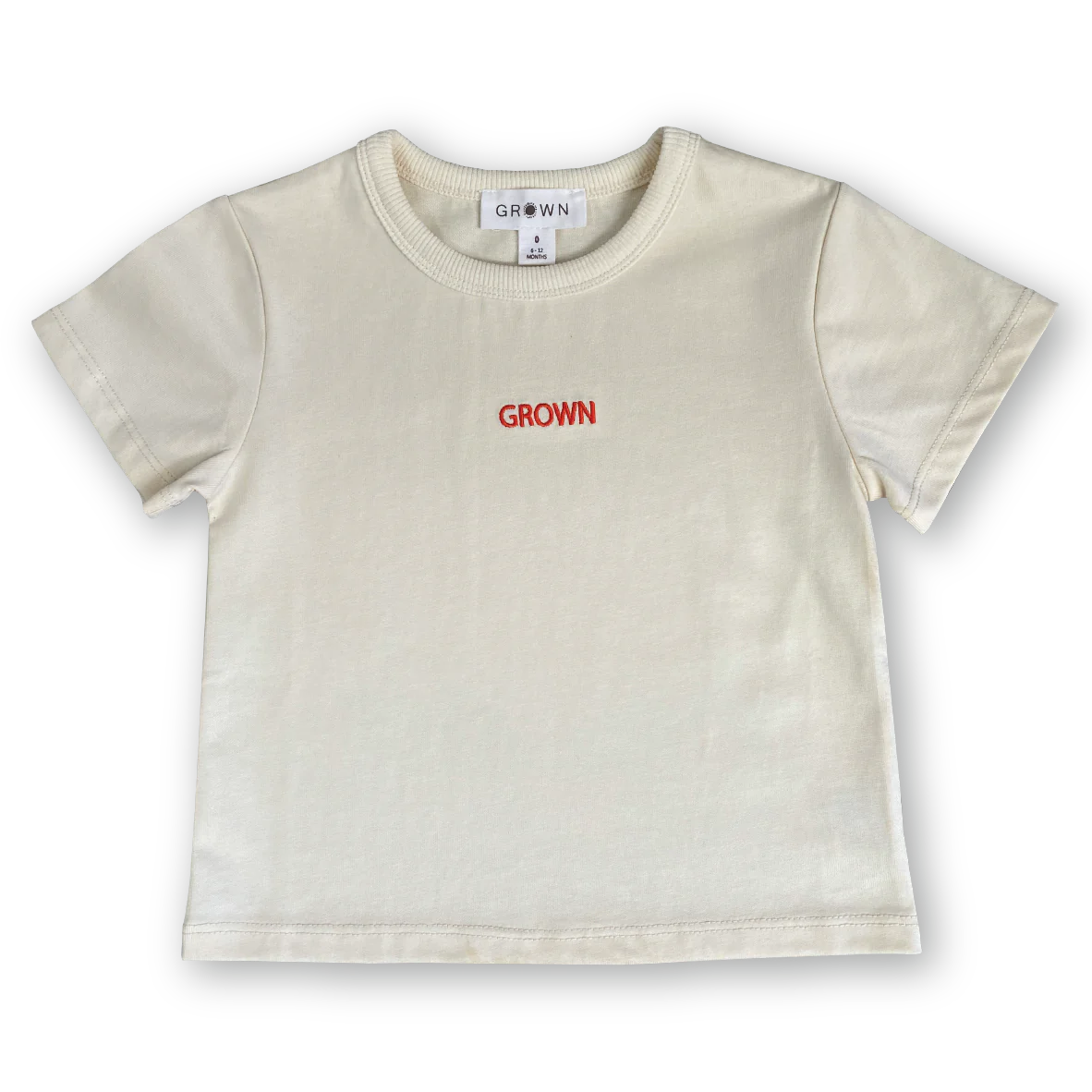 ORGANIC EVERYDAY COTTON TEE - MILK