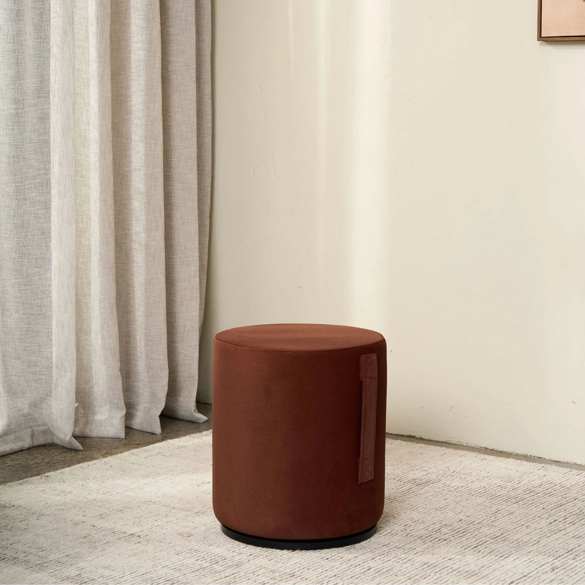 Mee Swivel Ottoman - Rustwood