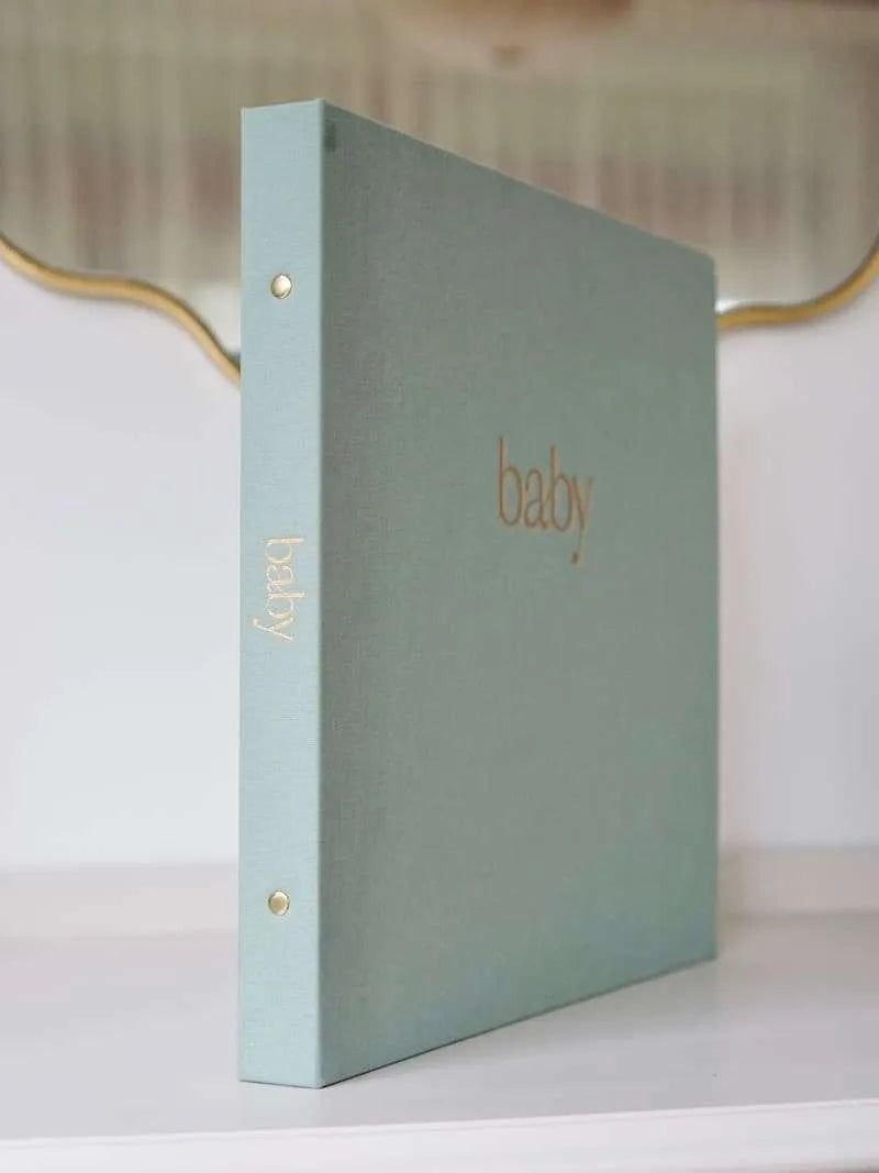 Baby Photo Album - Sage Green