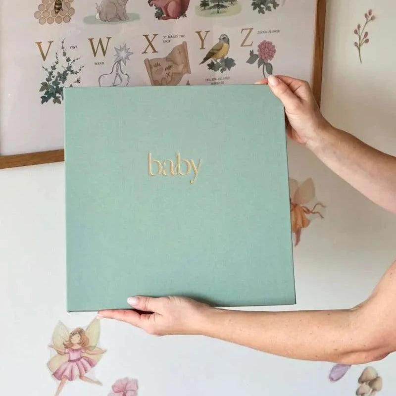 Baby Photo Album - Sage Green