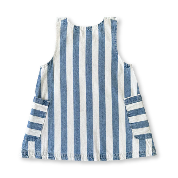 DENIM STRIPE DRESS