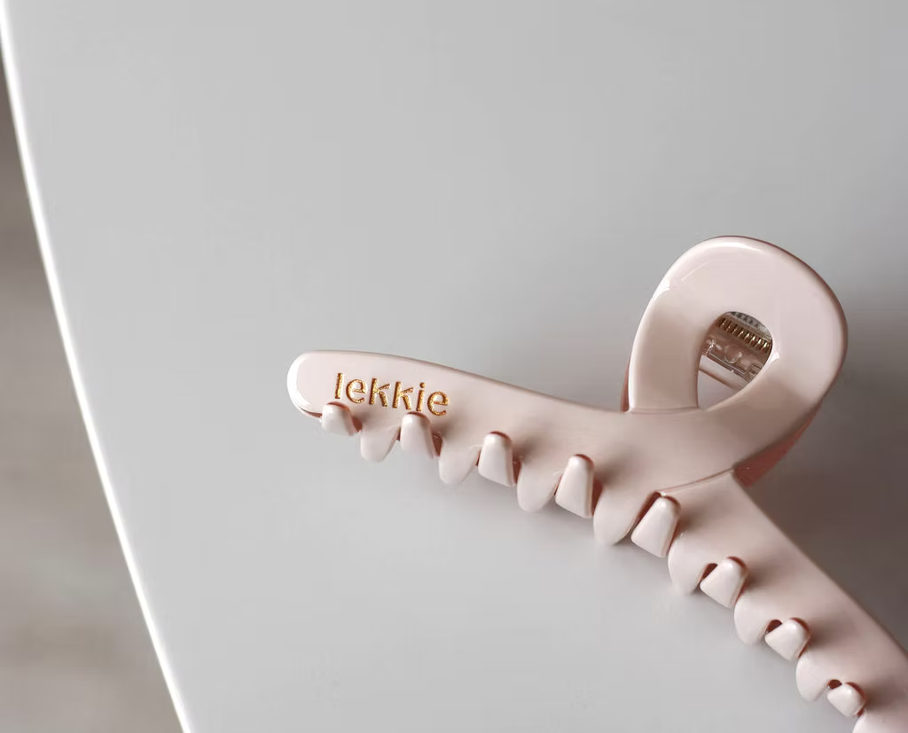 Keryn Loop Claw - Cinnamon Creme