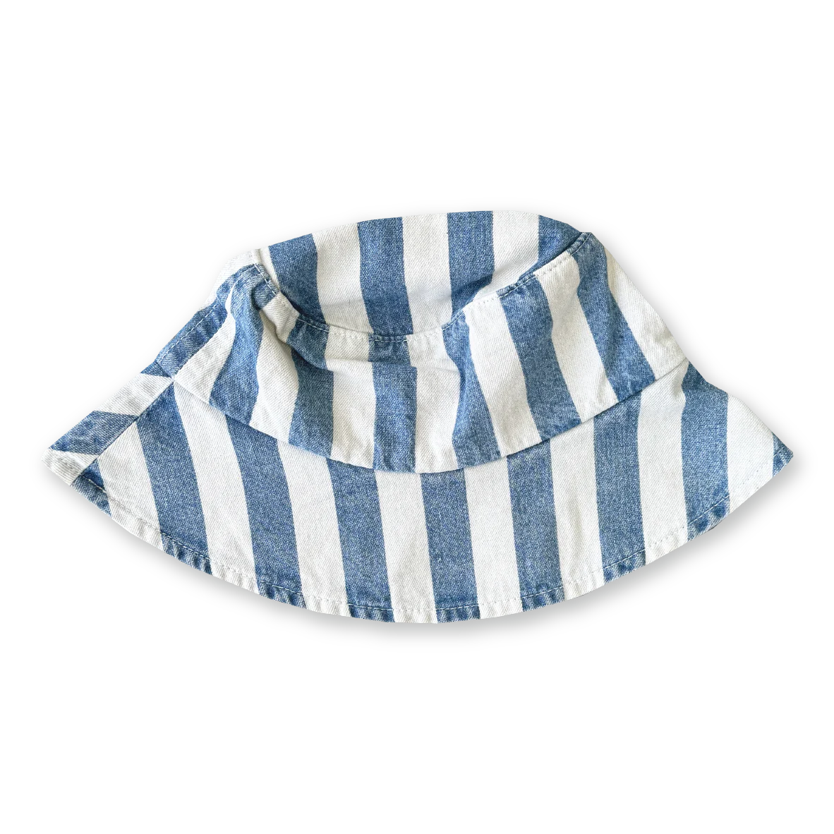 Denim Stripe Bucket Hat