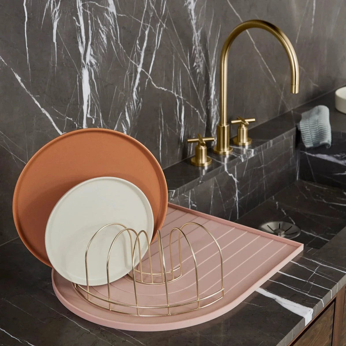Dish Drainer - Brass