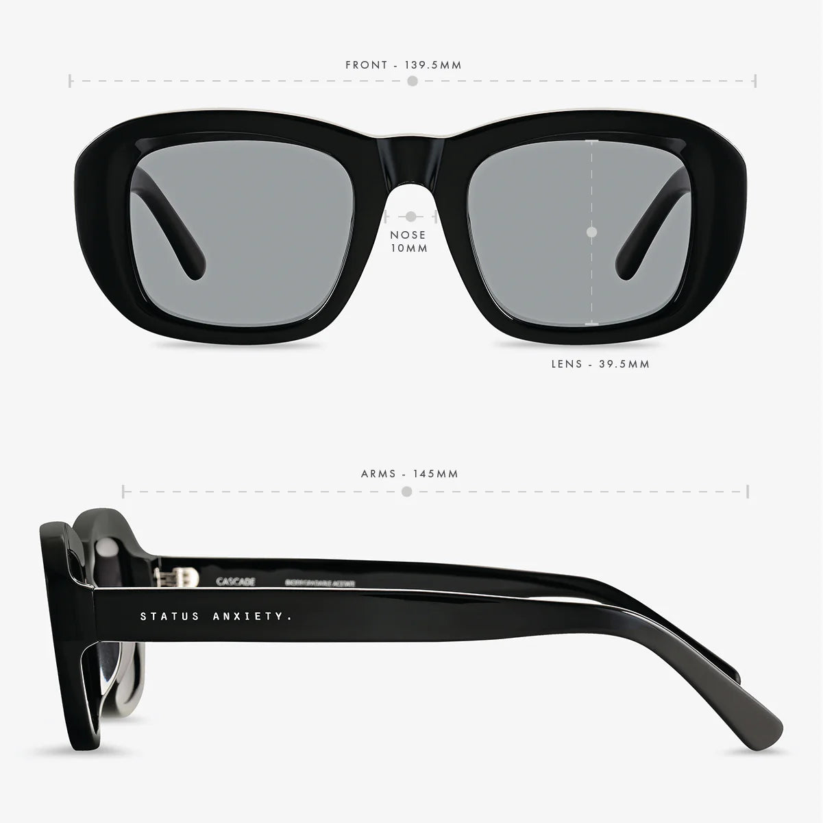 Cascade Sunglasses - Black