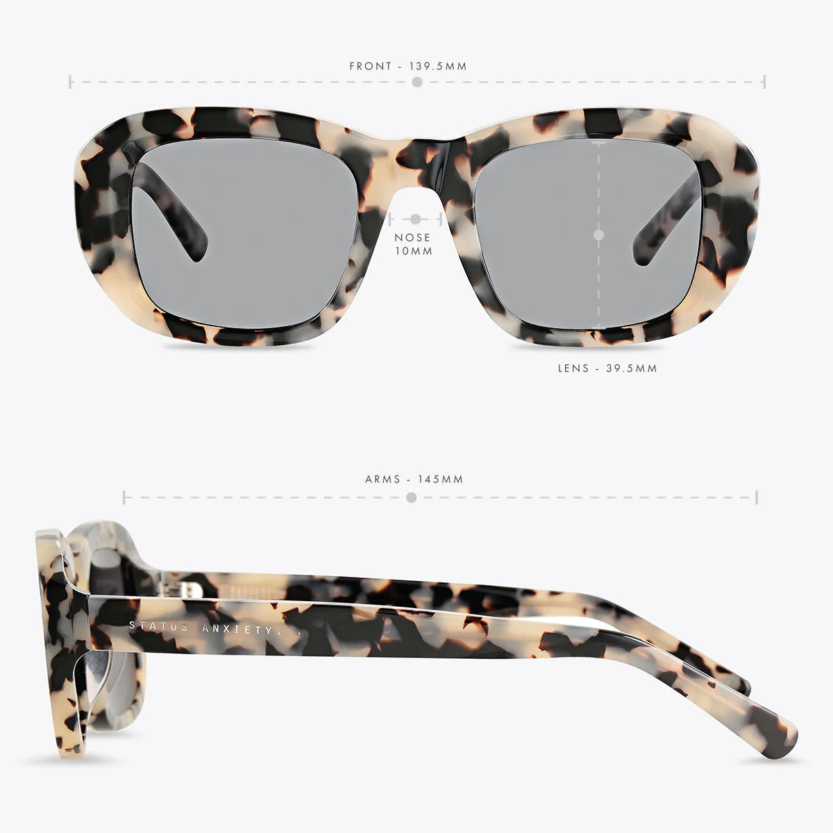 Cascade Sunglasses - White Tort