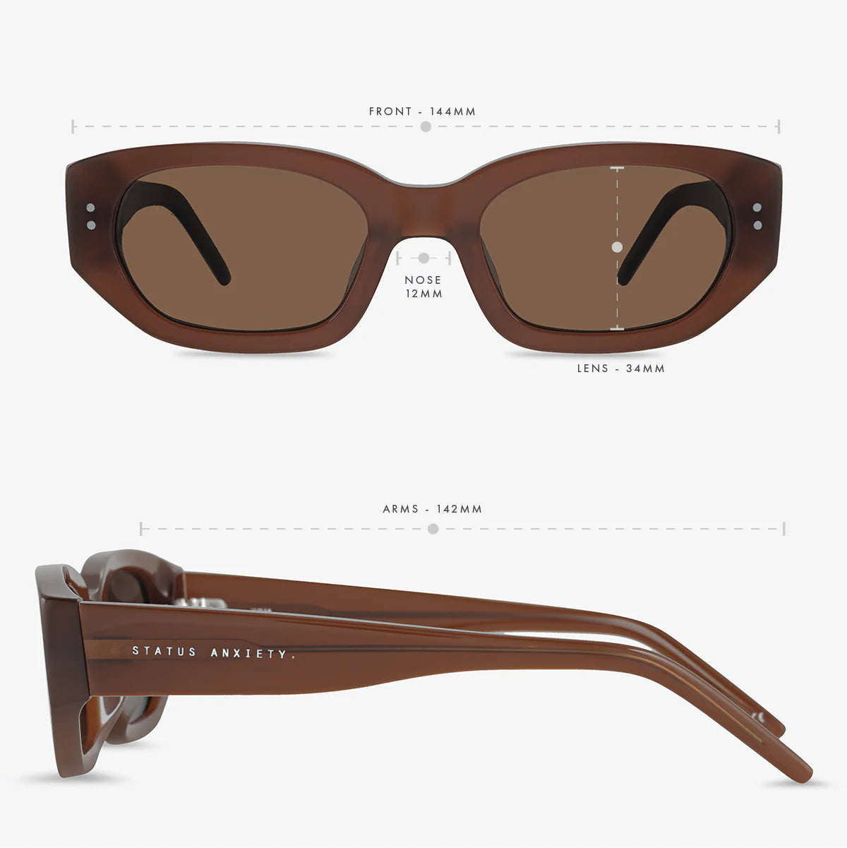 Luna Sunglasses - Brown