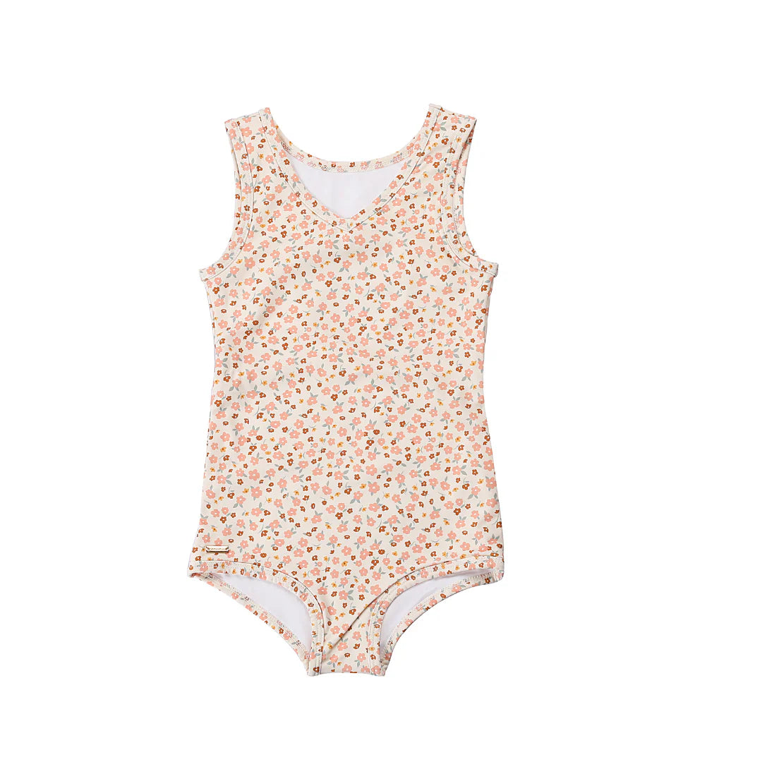 Sweetheart 1 Piece Swimsuit - Sunset Meadow