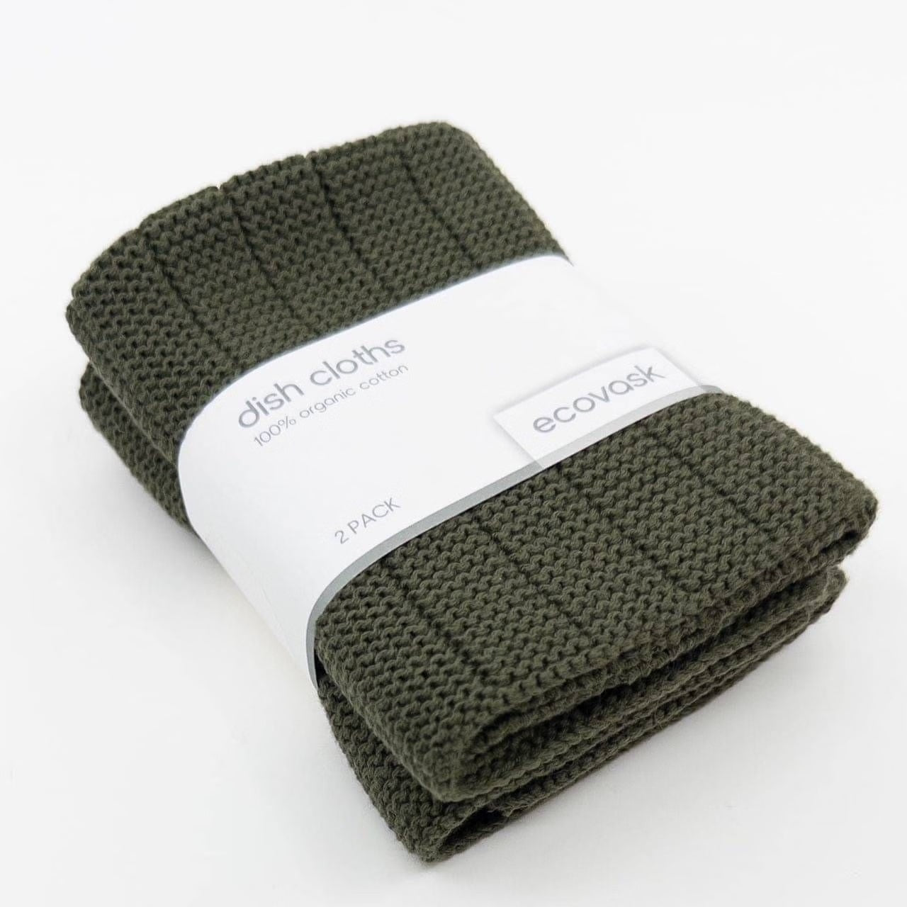 Dishcloths 2pk - Olive