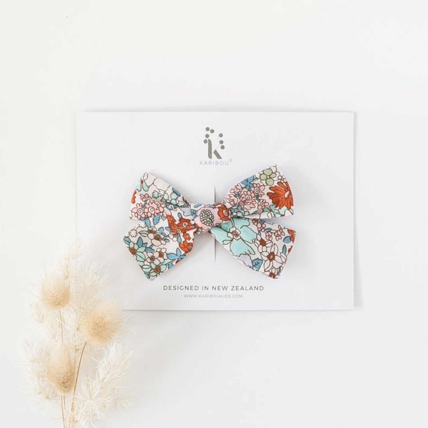 Melodie Floral Magic Cotton Bow - Hair clip