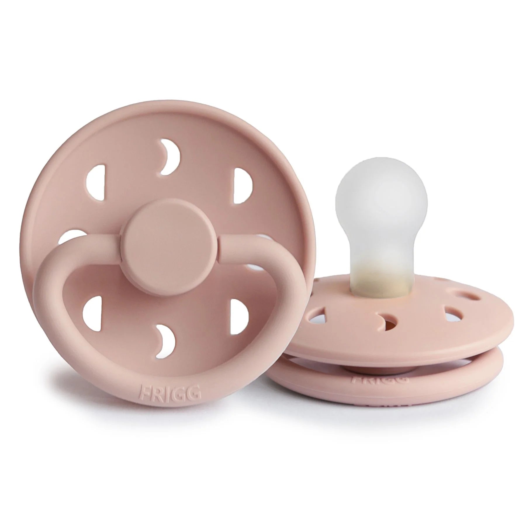 Moon Phase Blush Silicone Pacifier 2 Pack - 0-6 Months