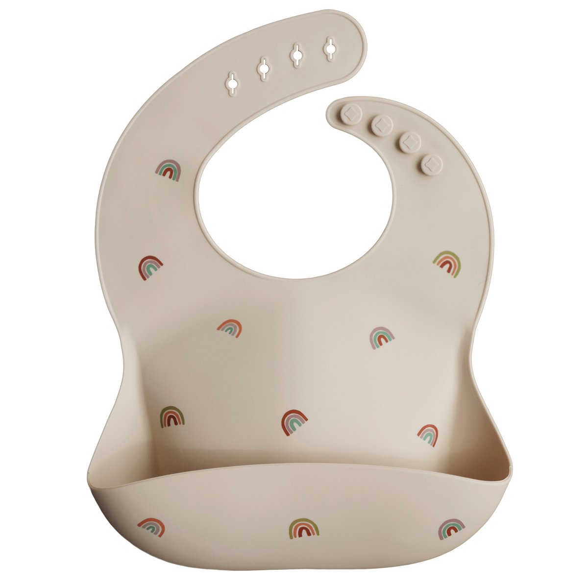 Silicone Baby Bib (Rainbow)