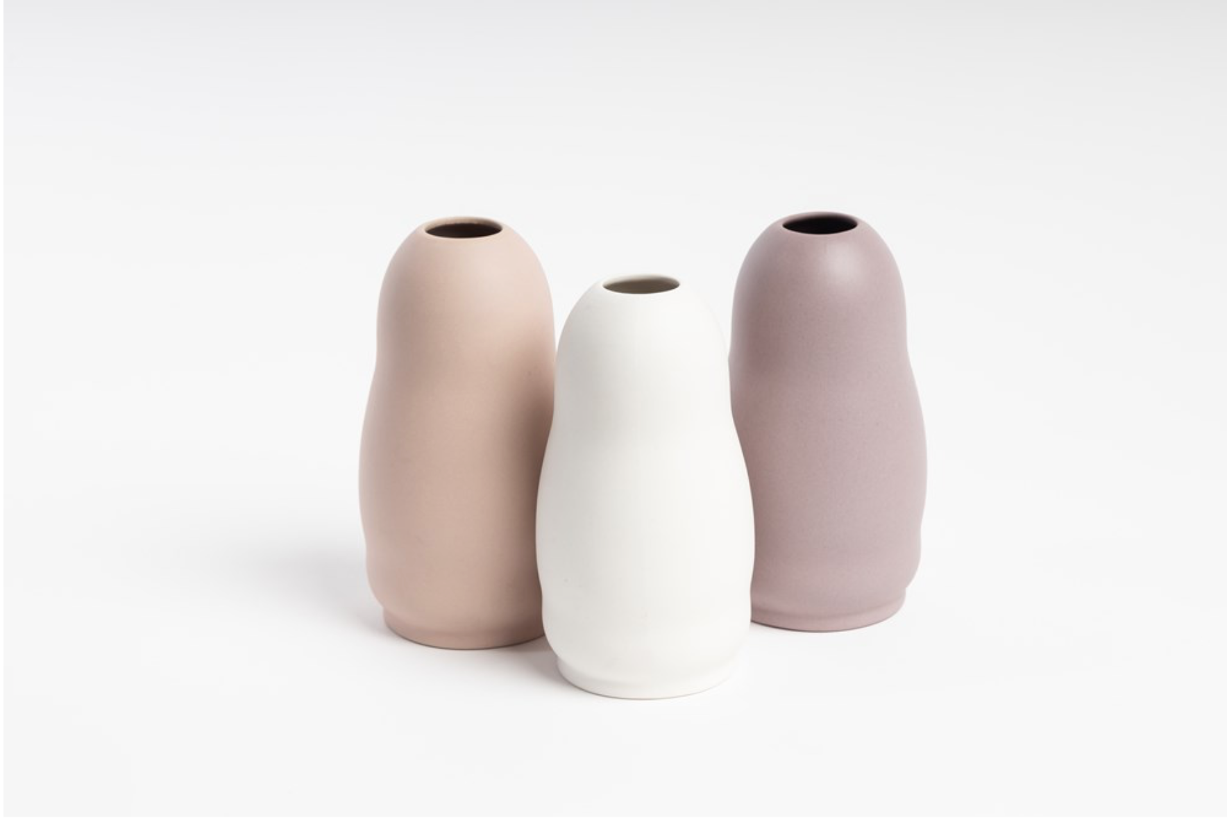 Harmie Leo Vase - White