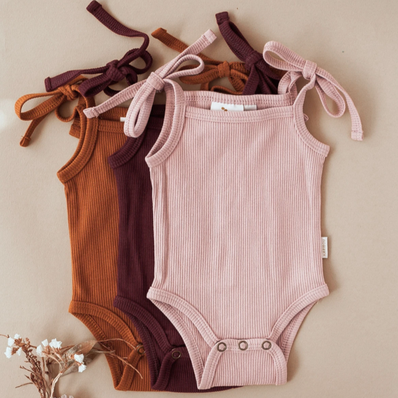 Sienna Cotton Sunsuit In Plum